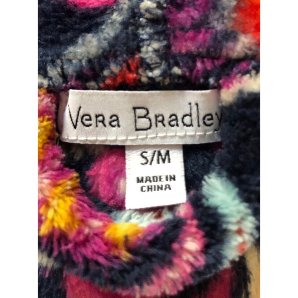 Painted Paisley Hooded Robe - Black/Multi - Picture 7 of 8